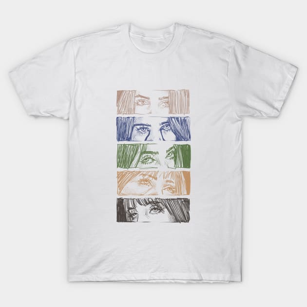 Ocean Eyes T-Shirt by CharlottePenn